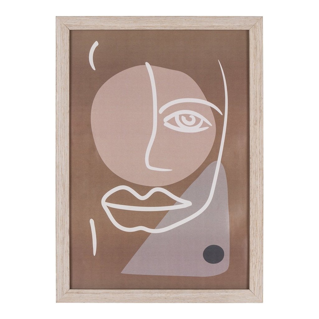 Abstract Face Wall Art Set